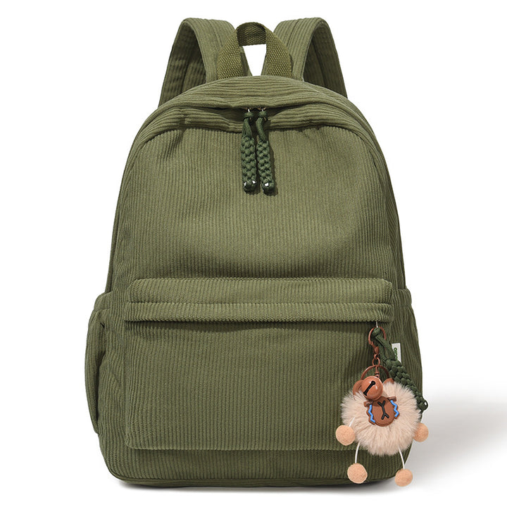 Cute Corduroy Backpack Kalsten