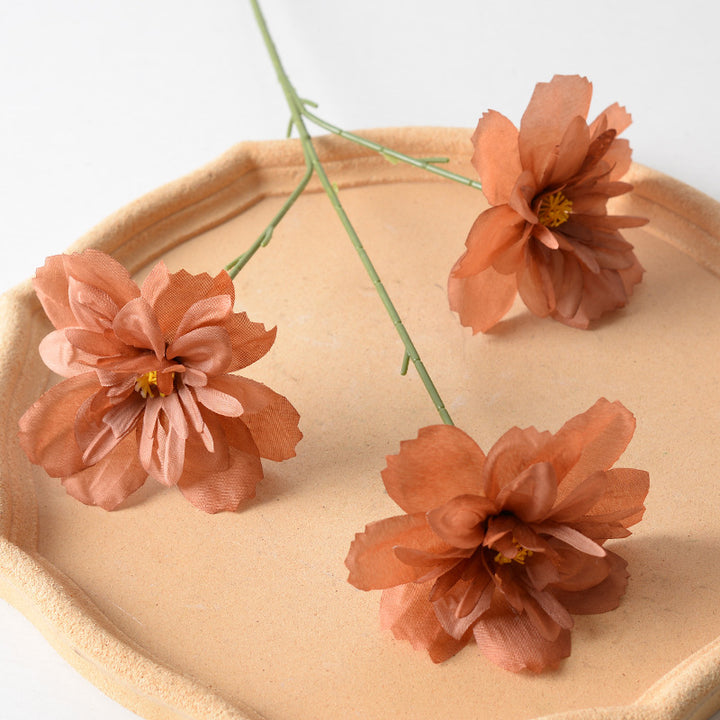 Decorative Fabric Flower Stem Arrangement