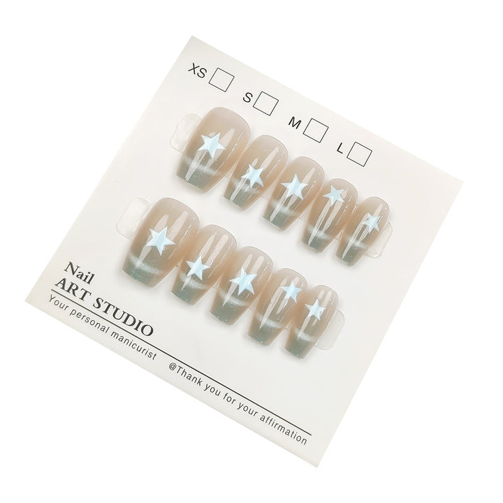Artificial nails with Elegant Ombre Design Kalsten