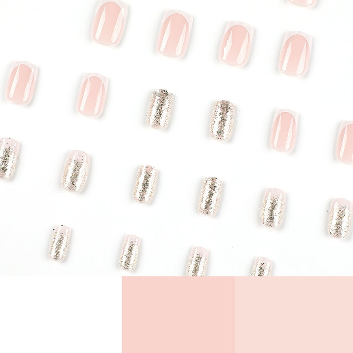 Sparkling nail art with glitter accents Kalsten