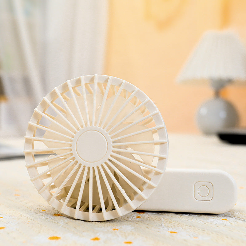 Women's Portable Hand Fan with Ergonomic Design and USB Charging Function Kalsten