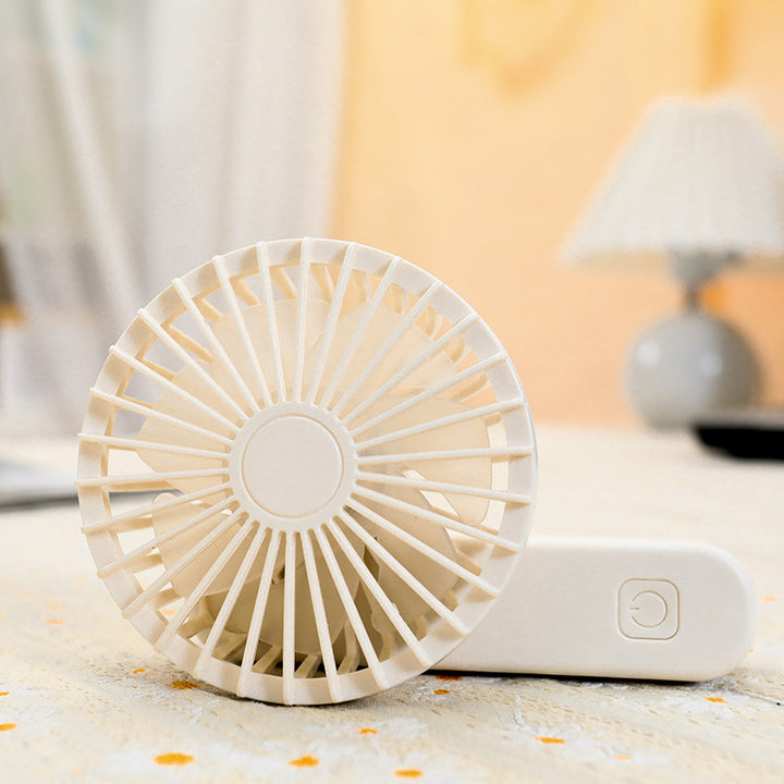 Women's Portable Hand Fan with Ergonomic Design and USB Charging Function Kalsten