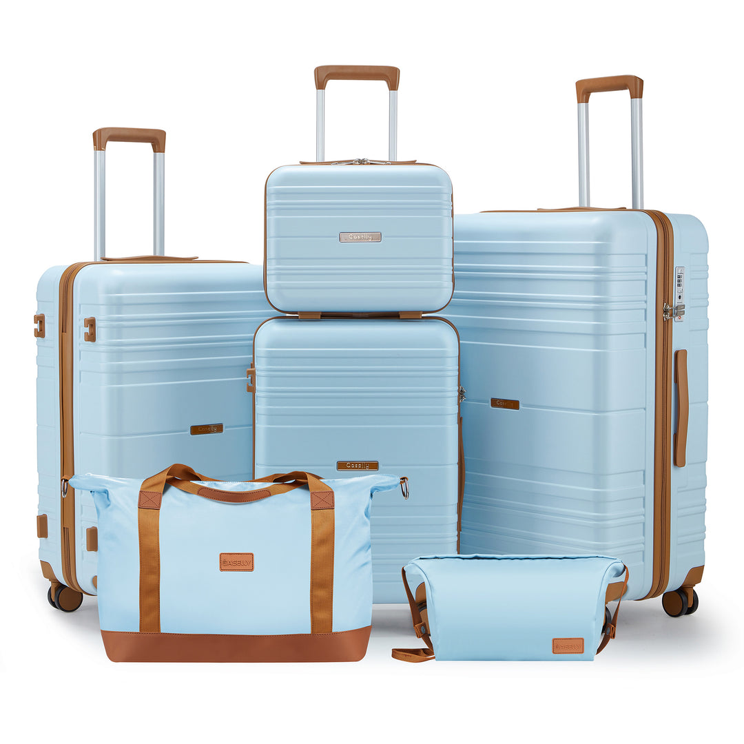 Unisex Versatile Expandable Hard Shell Travel Luggage Set Kalsten