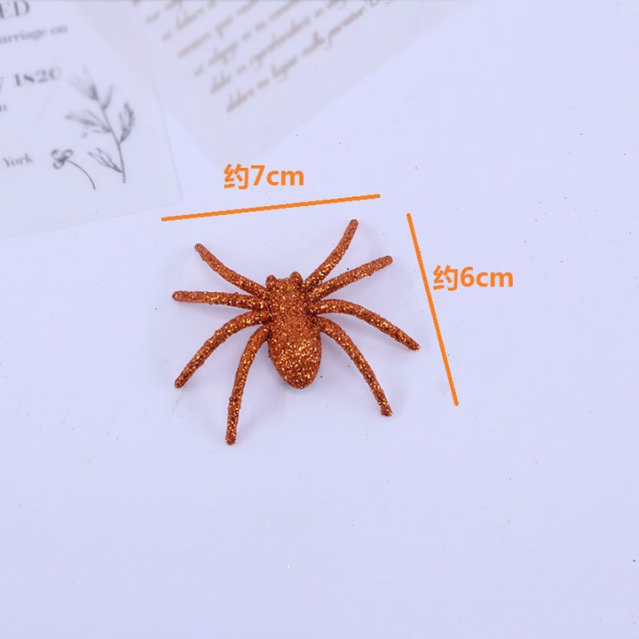 Glittered Halloween Spider Decoration Kalsten