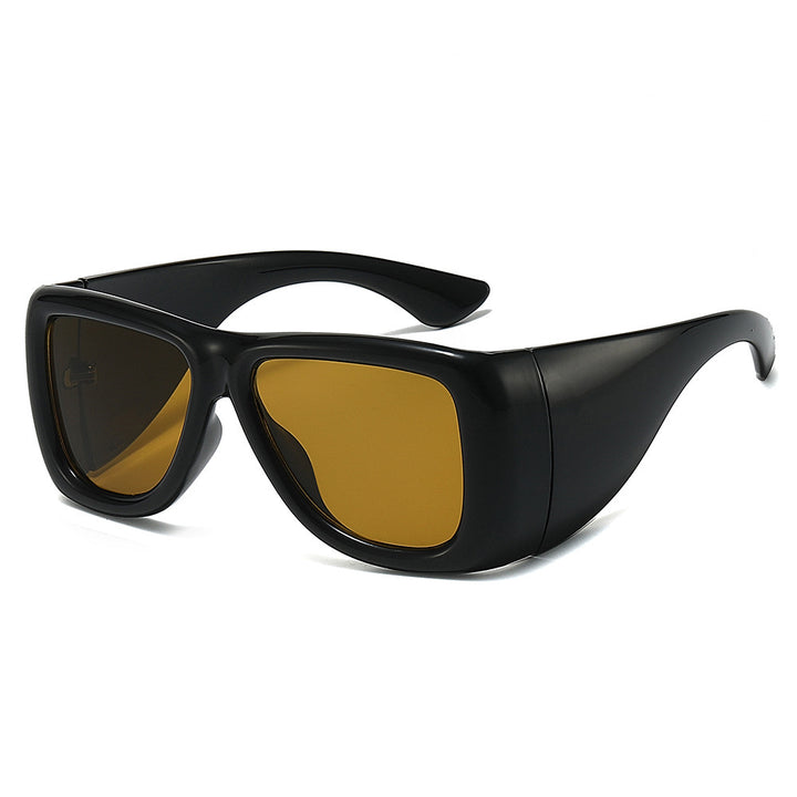 Oversized Fashion-Driven Shield Sunglasses Kalsten