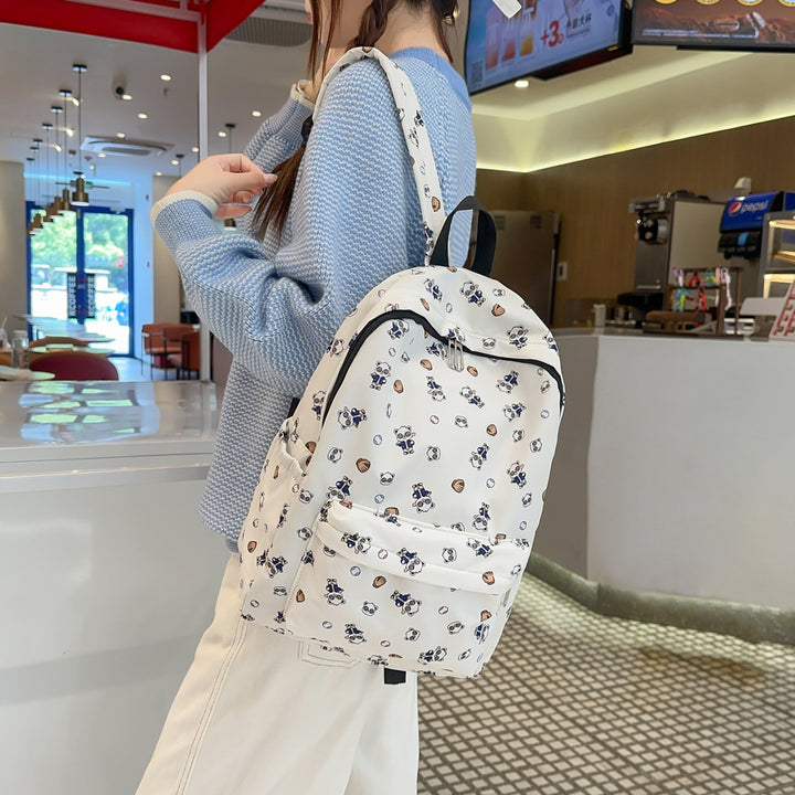 Playful Panda Print Backpack Kalsten