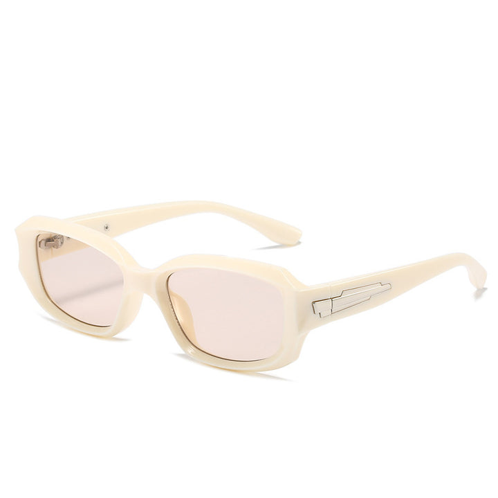 Retro-Inspired Angular Sunglasses with Unique Decorative Details Kalsten