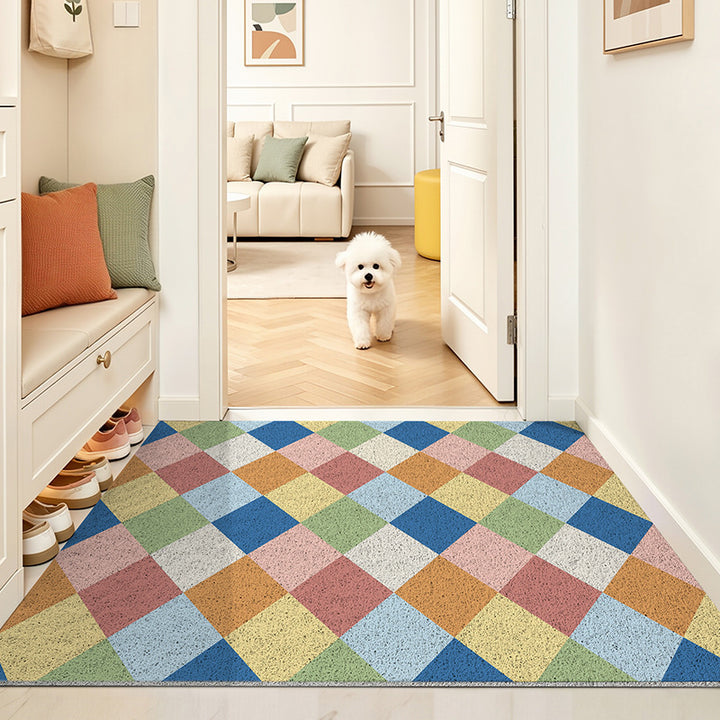 Geometric Patterned Indoor Area Mat Kalsten