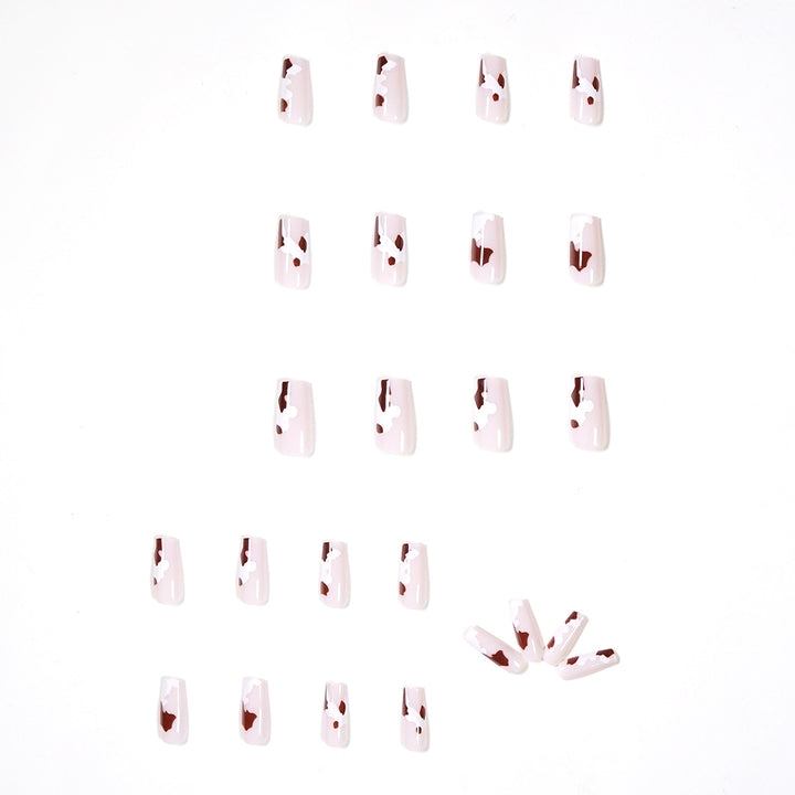 Artistic acrylic nails with elegant gradient and creative designs Kalsten