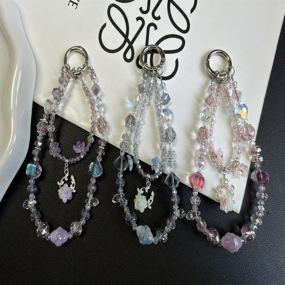 Decorative Crystal Charm Keychain Kalsten
