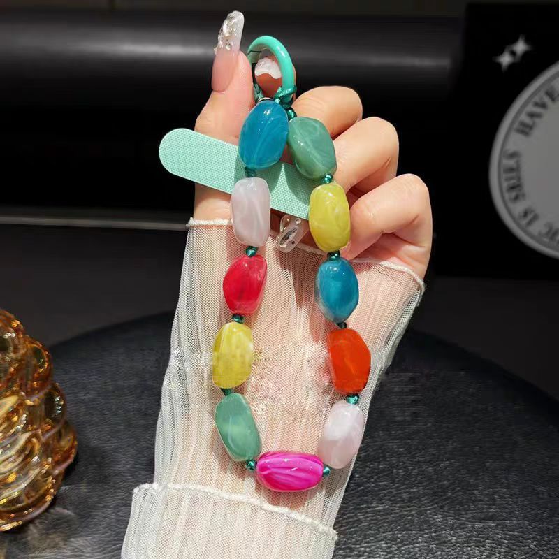 Vibrant Beaded Charm Key Holder Kalsten
