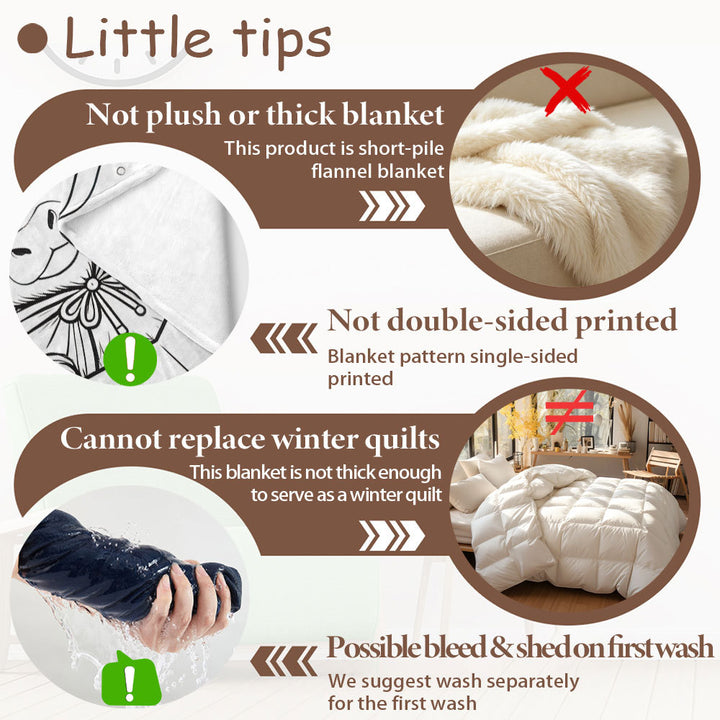 Cozy Artistic Animal Print Blanket