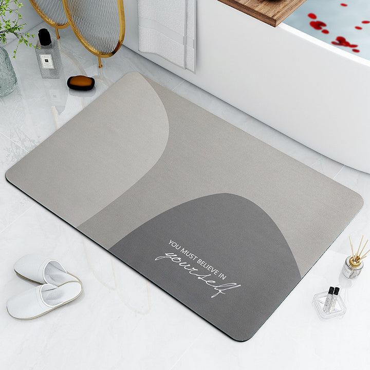 Inspirational Quote Bath Mat
