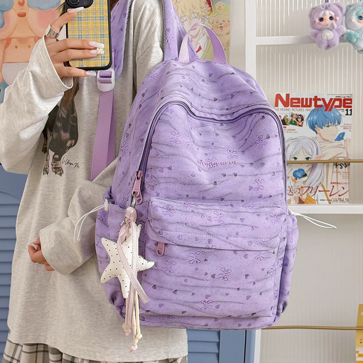 Stylish Heart Pattern Backpack Kalsten
