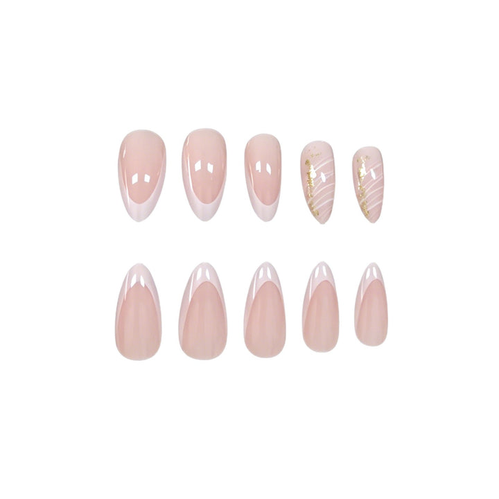 Elegant French Tip Gel Nail Enhancements Kalsten 1789915803