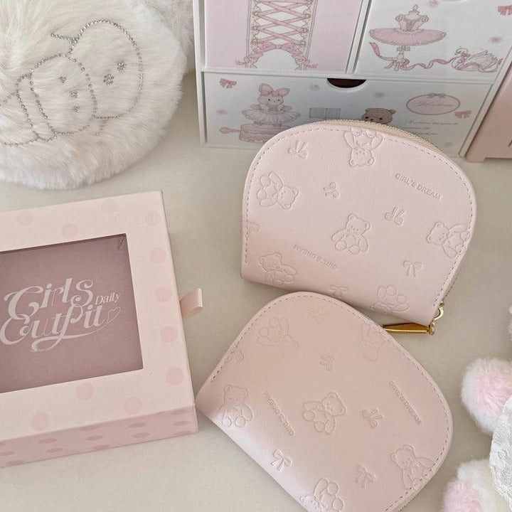 Cute Cartoon-Embossed Mini Pouch Kalsten