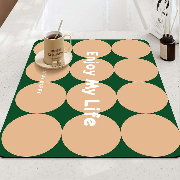 Inspirational Quote Kitchen Counter Mat
