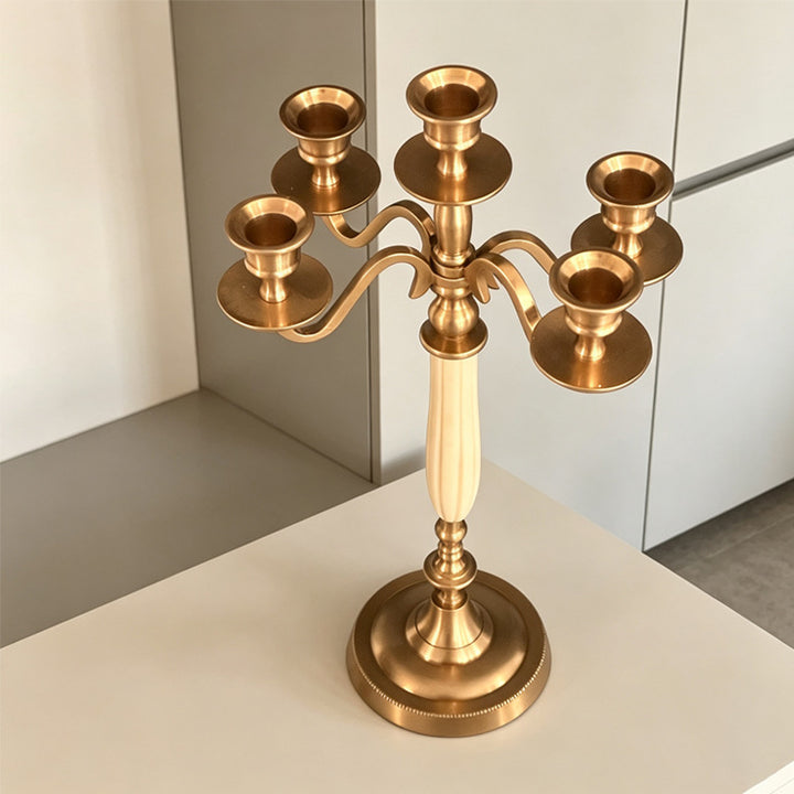 Elegant Metal Candle Holder