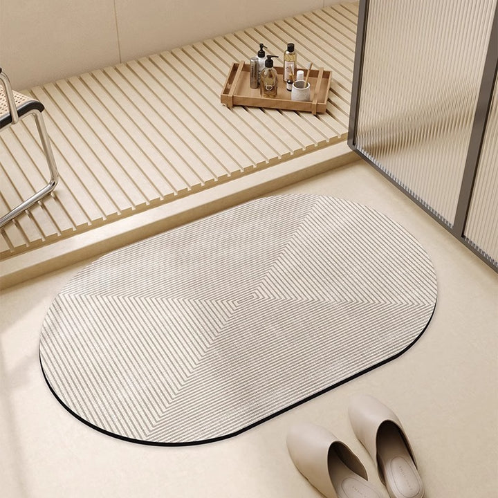 Geometric Design Bath Rug Kalsten