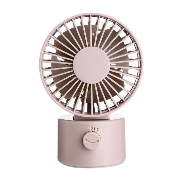 Unisex nan compact USB rechargeable personal desk fan with adjustable tilt Kalsten