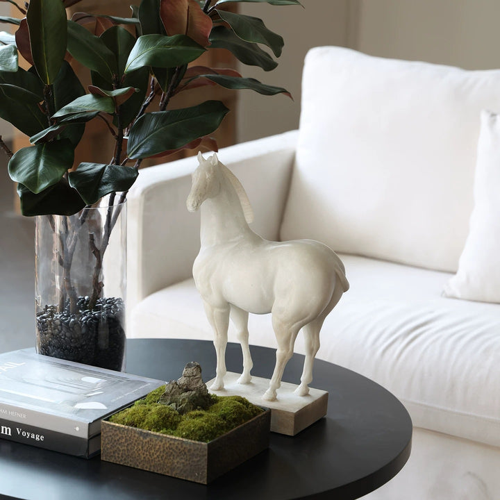 Elegant Horse Figurine Sculpture