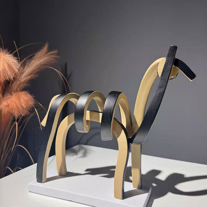 Abstract Decorative Horse Sculpture
