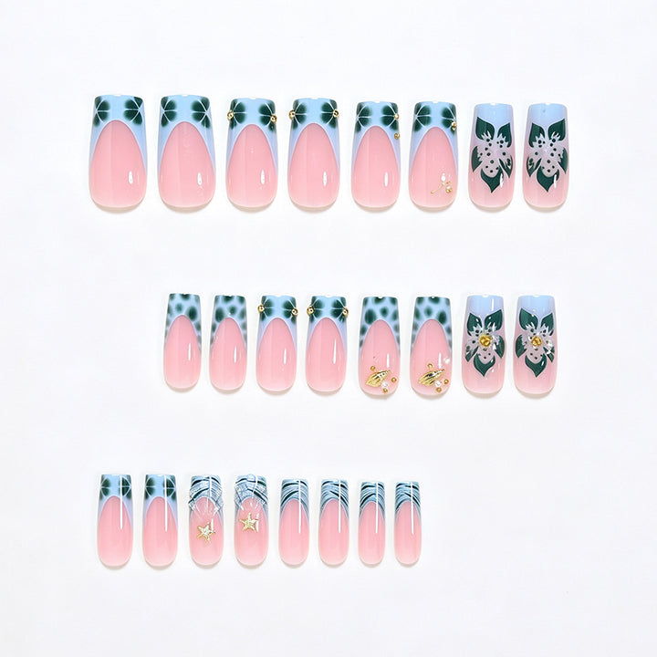 Artistic Long Acrylic Nail Extensions Kalsten