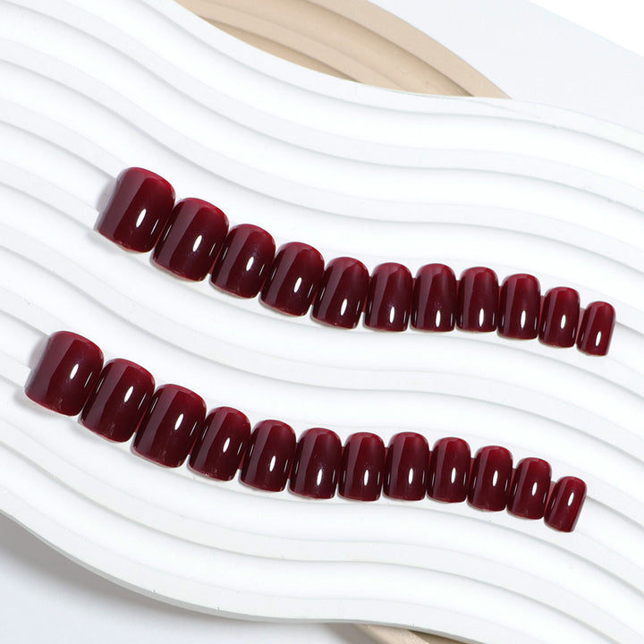 Glossy Press-On Nail Set with Elegant Shape Kalsten