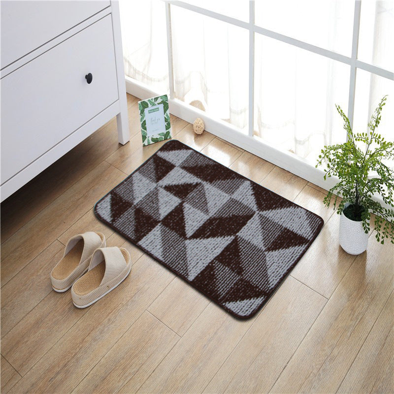 Geometric Print Anti-Slip Bath Mat Kalsten