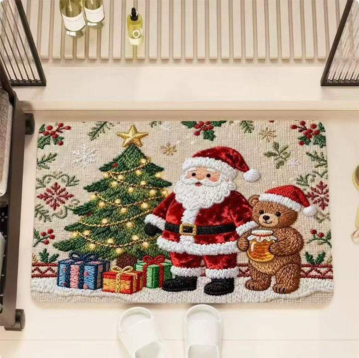 Christmas-Themed Decorative Mat