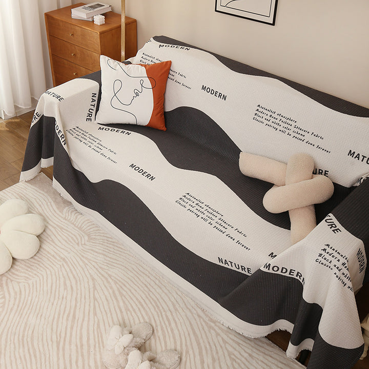 Premium Textured Sofa Throw Cover