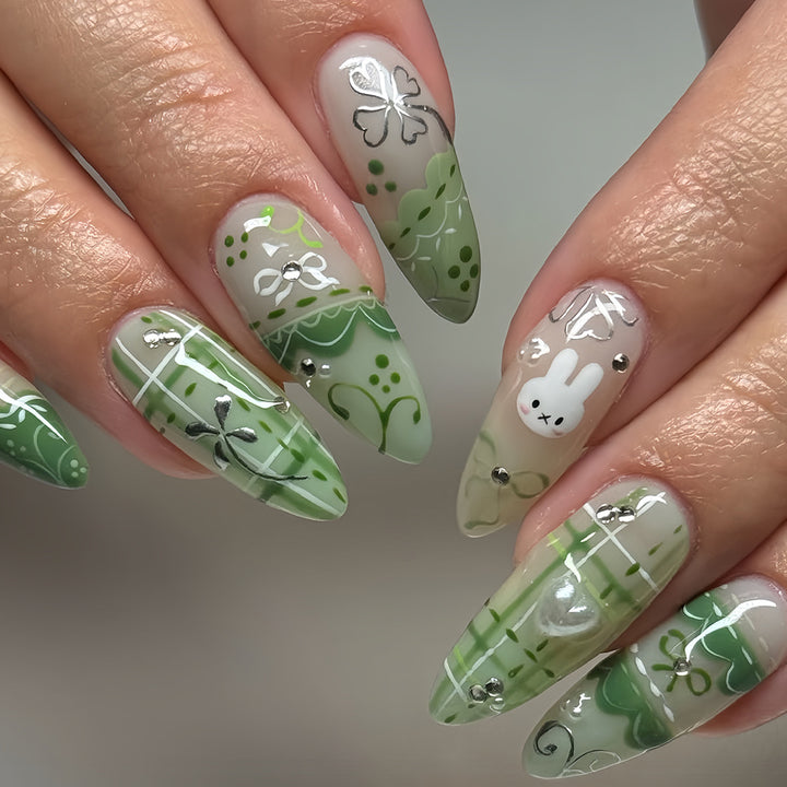Decorative 3D Themed Press-On Nails Kalsten