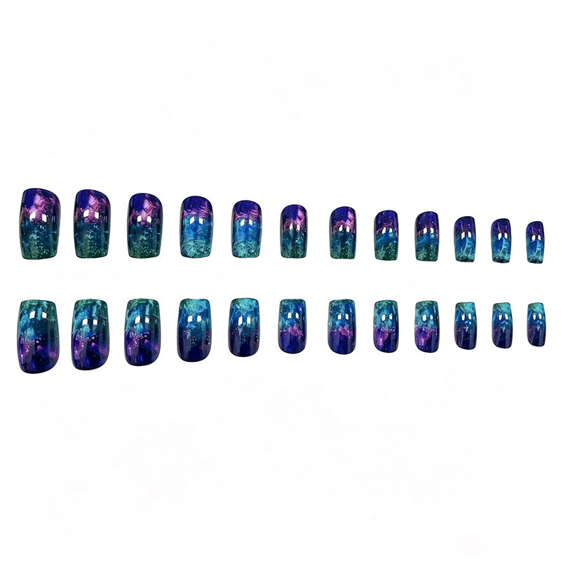Artistic Metallic Nail Enhancements Kalsten