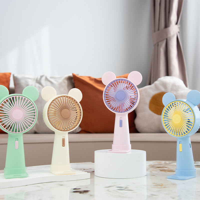 Portable Deer-Themed Handheld Cooling Fan Kalsten