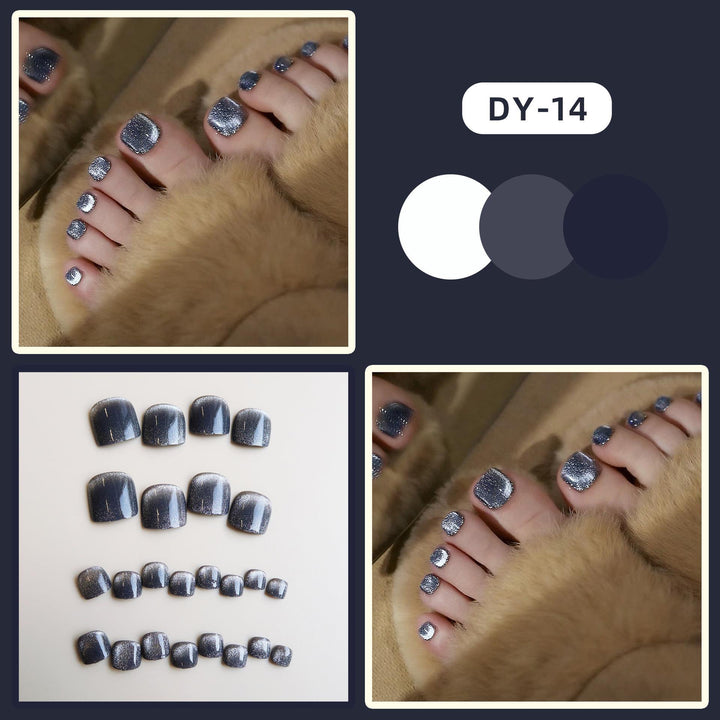 Sparkling Press-On Toenail Art Kit Kalsten