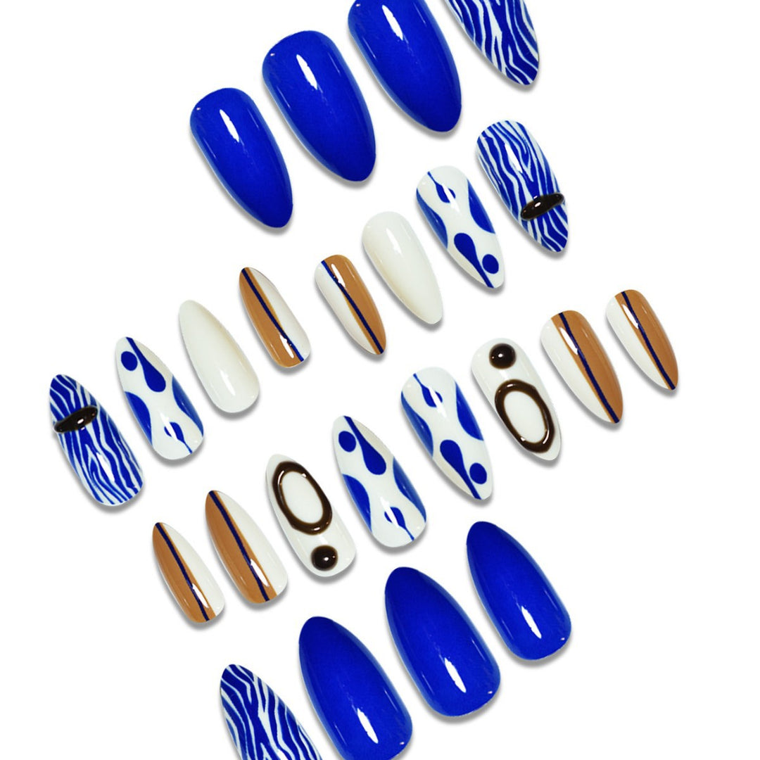 Artistic Decorative Press-On Nail Enhancements Kalsten