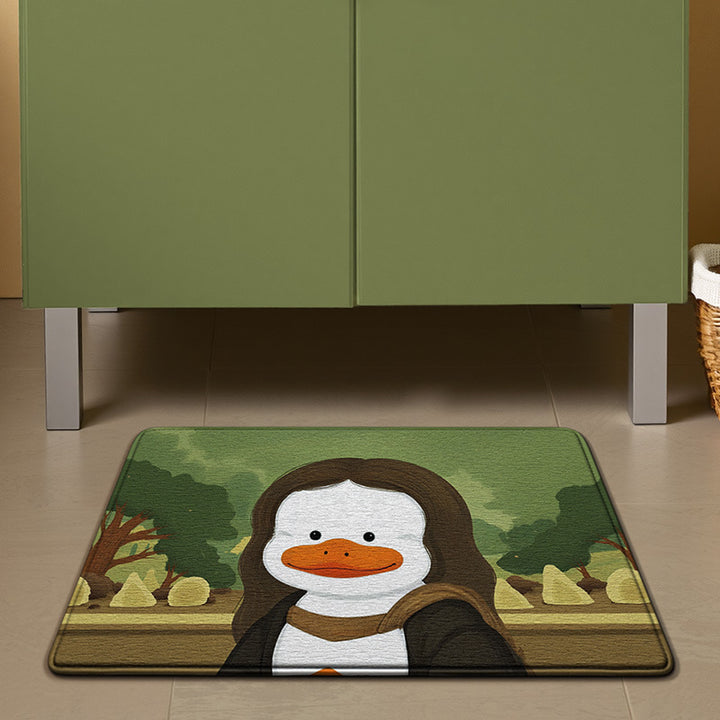 Cute Bunny-Themed Bath Mat