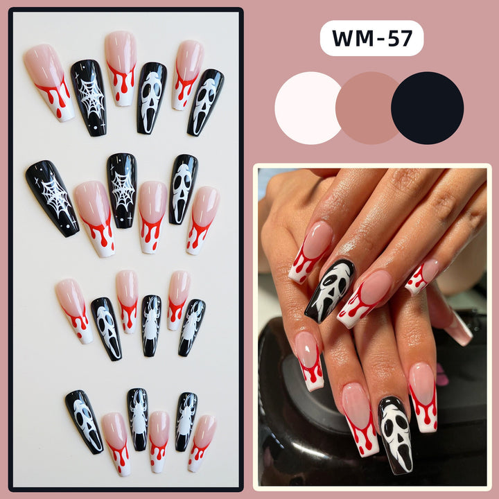 Holiday-Themed Press-On Nail Art Kalsten