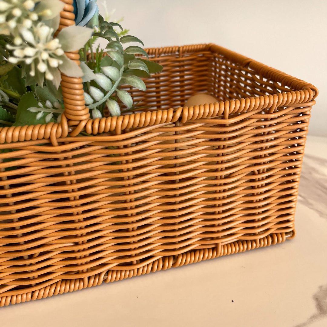 Handwoven Decorative Floral Basket Kalsten