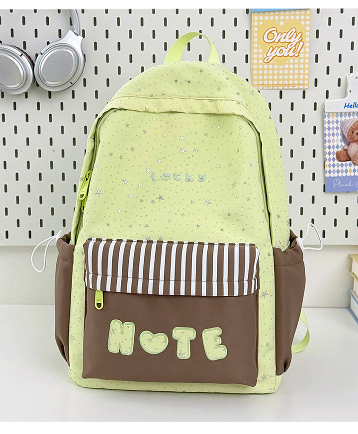 Star Print School Backpack Kalsten