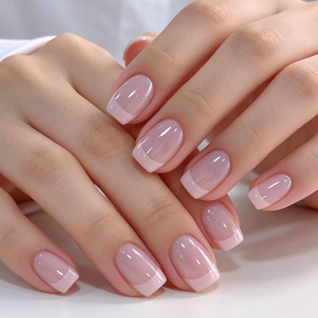 Premium French Tip Nail Extensions Kalsten