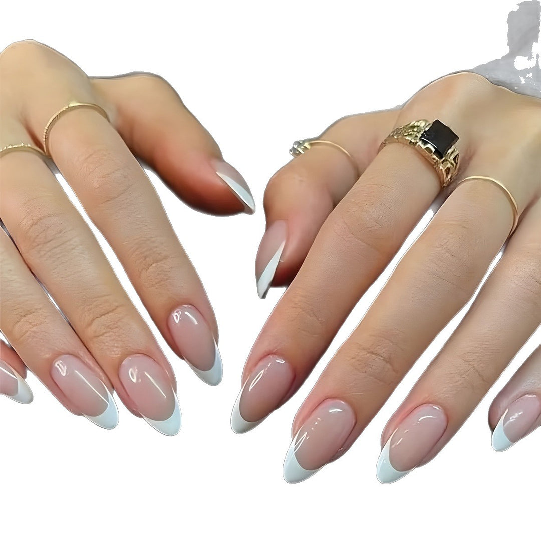 Premium French Tip Press-On Nails Kalsten