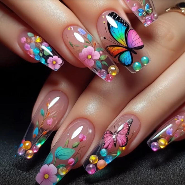 Artistic Floral Nail Art Decoration Set Kalsten