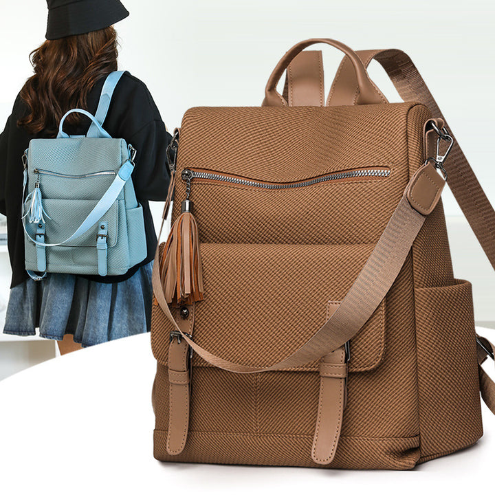 Multi-Functional Textured Backpack Kalsten