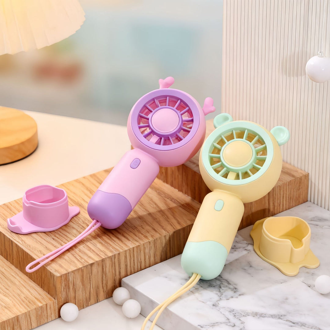 Women Portable USB Hand Fan with Cute Designs Kalsten