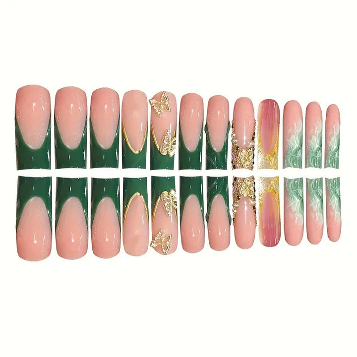 Elaborate Acrylic Nail Art Enhancements Kalsten