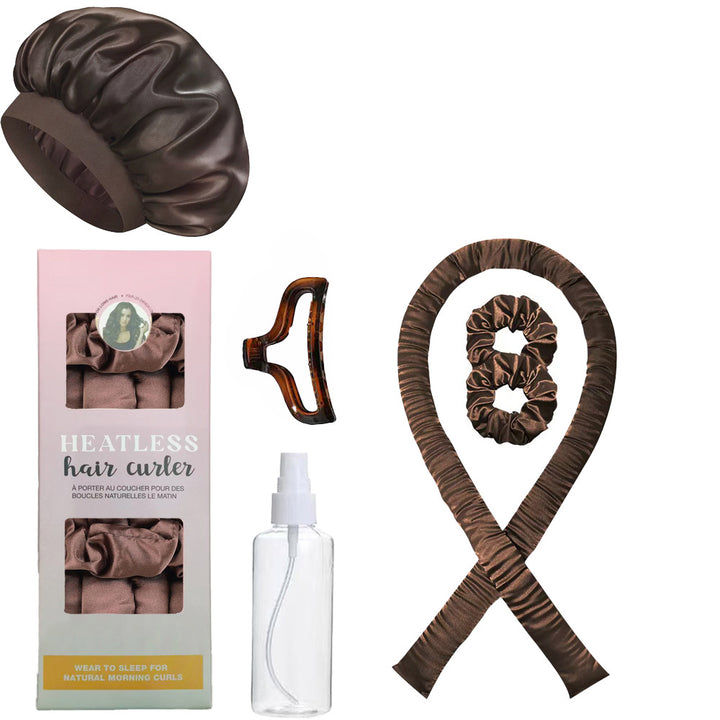 Heatless Curling Set with Headband and Accessories