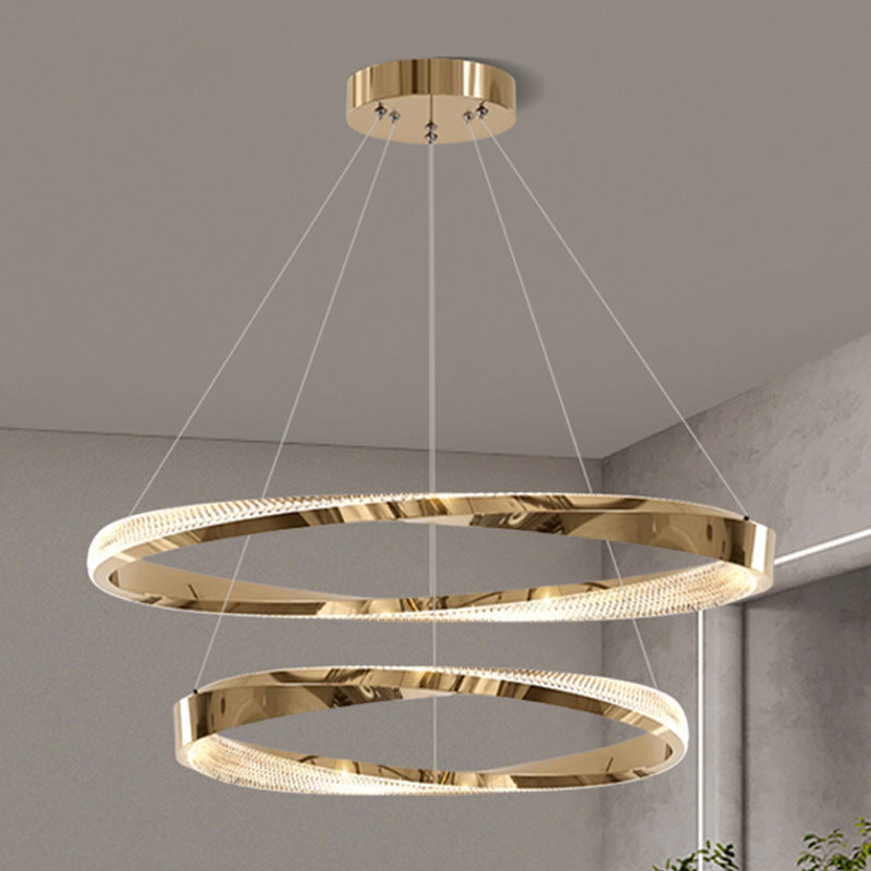 Modern Suspension Ring Chandelier