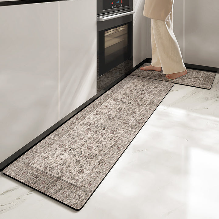 Vintage-Inspired Kitchen Runner Mat Kalsten