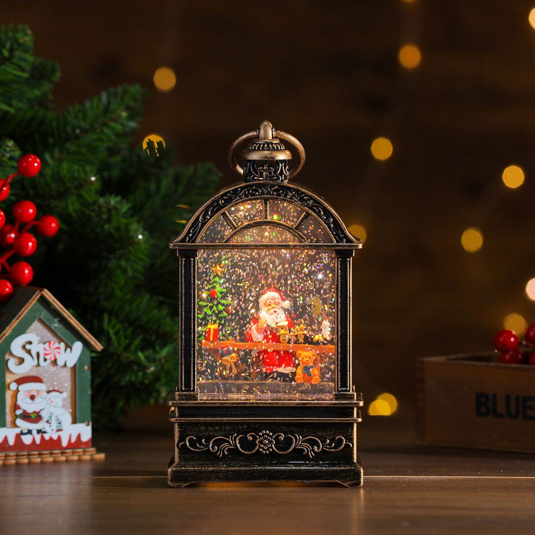 LED Illuminated Snow Globe Lantern Decoration Kalsten
